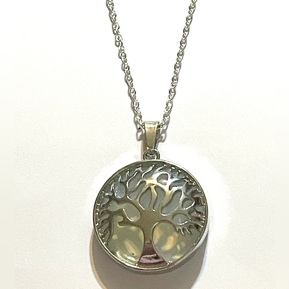 Silver Tree of Life Pendant Necklace